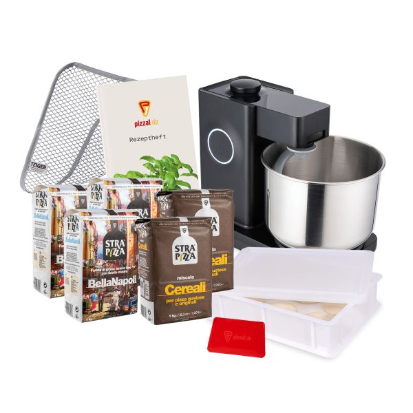 Wilfa Probaker Knetmaschine + GRATIS Zubehör- & Zutaten-Paket (11-tlg.)