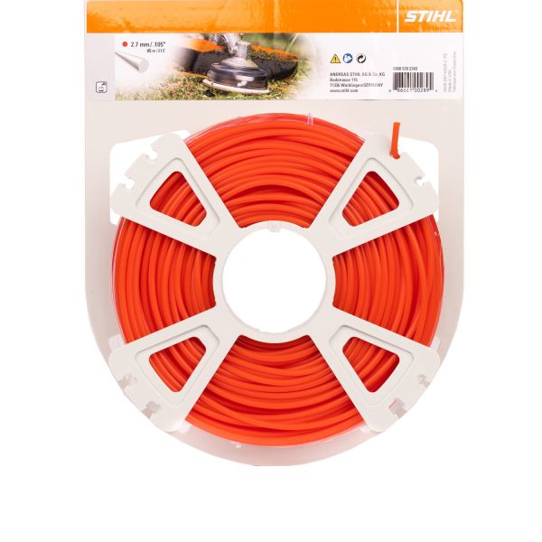 STIHL Mähfaden rund, 2,7 mm Ø, rot