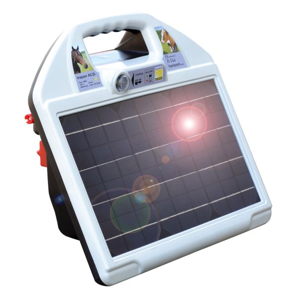 horizont trapper AS35 Weidezaungerät, inkl. Akku & Solarpanel