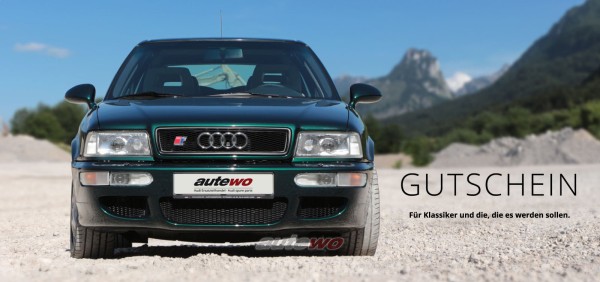 autewo-Geschenkgutschein über 100 Euro Motiv RS2 als Geschenkkarte