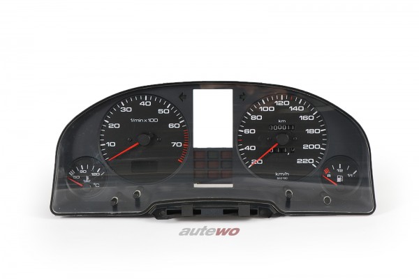 Audi 80 B4 4 Zylinder Kombiinstrument UN4 220km/h Tacho überholt