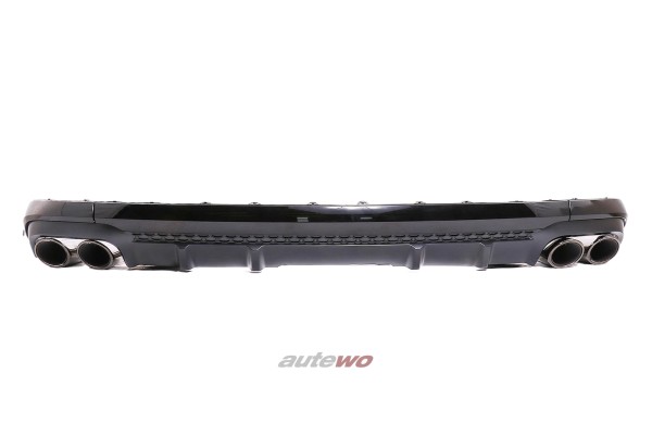 Audi SQ8 4M 4.0l V8 original Heck-Diffusor + Doppel-Endrohrblenden schwarz