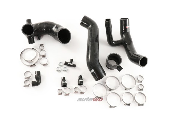 Audi RS2 P1 2.2l 5 Zylinder 20V Turbo ADU Silikon-Druckschlauchset schwarz