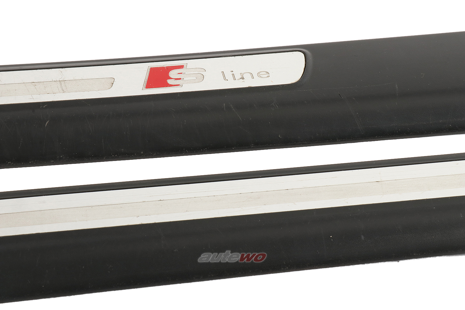 Einstiegsleisten Set 4x Für Audi A6 C8 Ab 2018 - Aluminium & PU, Kratzschutz