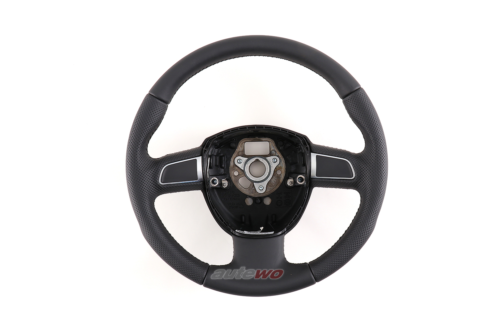 Audi A3 8P/A5/Q5 3SpeichenSportLenkrad Leder gelocht SLine schwarz 8R0419091 Lenkräder