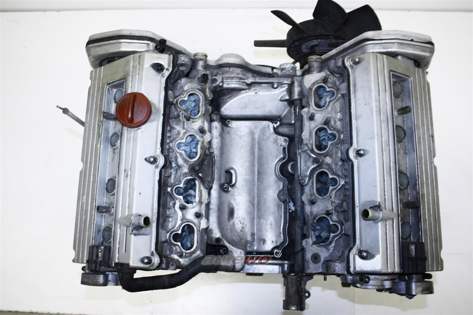 077100098CX Audi V8 D11 3.6l 8 Zylinder PT 003832 Rumpfmotor 161000km