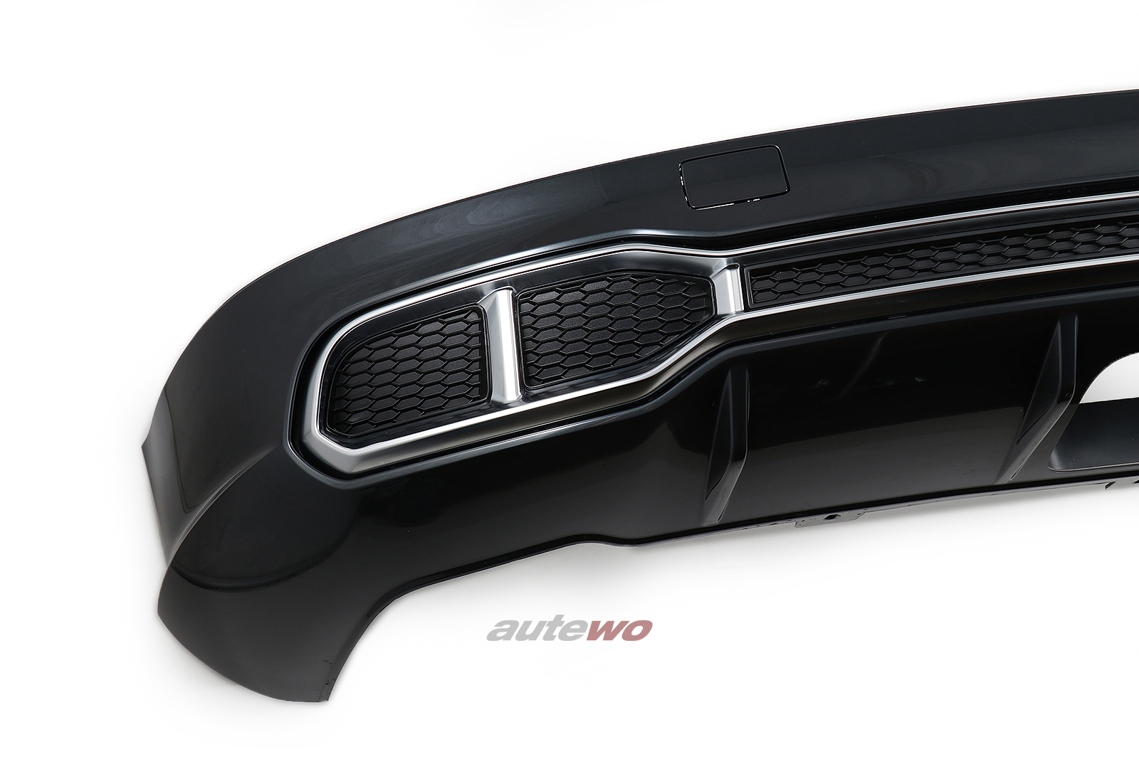 Audi SQ5 FY S-Line-Heck-Diffusor Stoßstange Hinten LX7L Manhattangrau