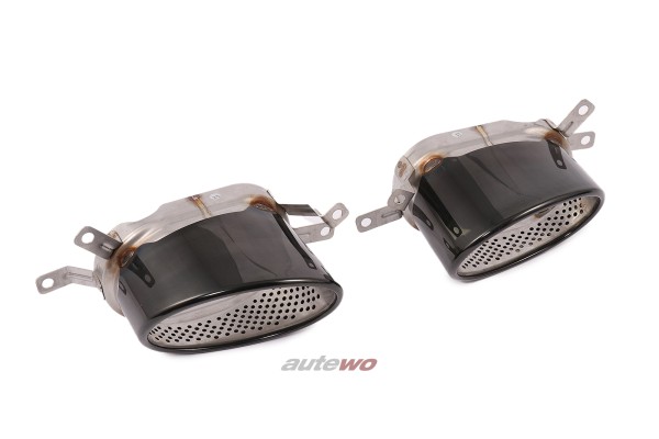8Y0253823A/8Y0253824A NEU Audi RS3 8Y original Endrohrblenden schwarzchrom