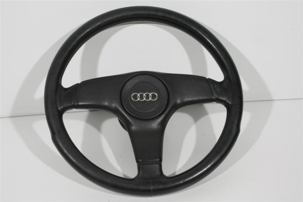 Audi 80/90 Typ 89/B4/100 Typ44/C4/V8 3-Speichen Sportlenkrad Leder 893419091P
