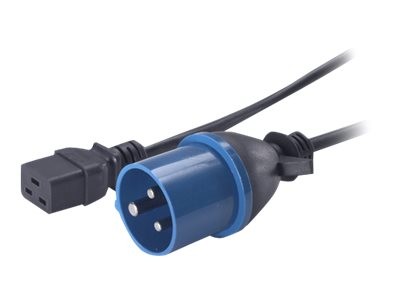 APC - Stromkabel - IEC 60320 C19 bis IEC 60309 (M) - 2.4 m - Schwarz - für P/N: SMT2200I-AR, SMT2200