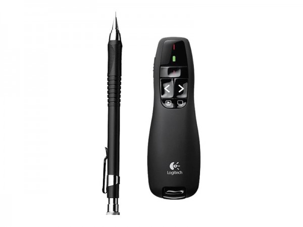 Logitech Wireless Presenter R400 - Präsentations-Fernsteuerung - HF