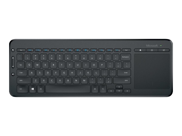 Microsoft All-in-One Media - Tastatur - kabellos - 2.4 GHz - Deutsch