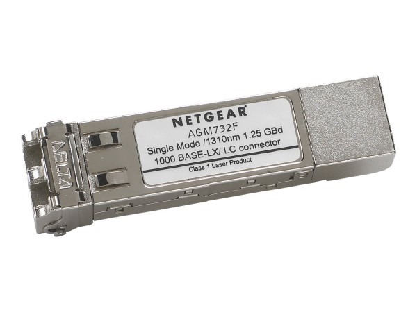 NETGEAR ProSafe AGM732F - SFP (Mini-GBIC)-Transceiver-Modul - GigE - 1000Base-LX - LC Single-Modus -