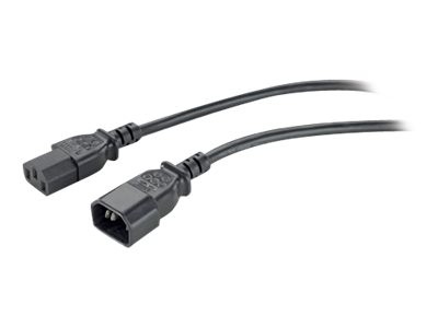 APC - Stromkabel - IEC 60320 C13 bis IEC 60320 C14 - 2.4 m - Schwarz - für P/N: SCL500RMI1UC, SCL500