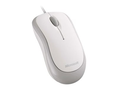 Microsoft Basic Optical Mouse - Maus - rechts- und linkshändig - optisch - 3 Tasten - kabelgebunden