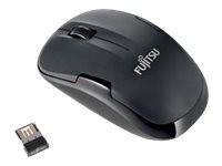 Fujitsu WI200 - Maus - optisch - kabellos - 2.4 GHz - kabelloser Empfänger (USB)