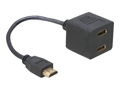 DeLOCK - HDMI-Adapter - HDMI (M) bis HDMI (W) - 20 cm