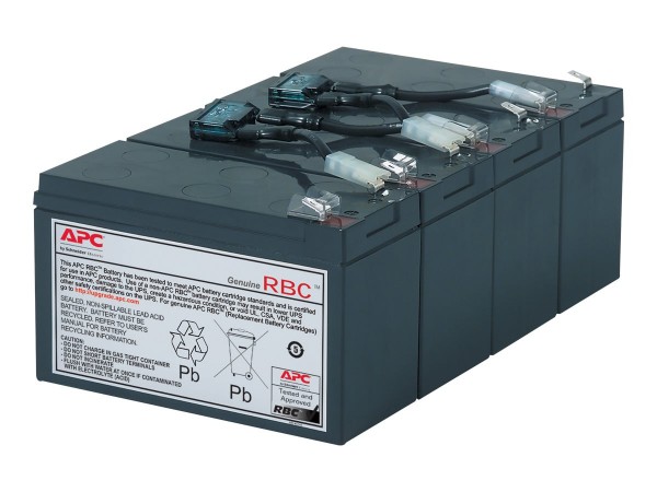 APC Replacement Battery Cartridge #8 - USV-Akku Bleisäure - Schwarz - für P/N: SU1400RM, SU1400RMBX1