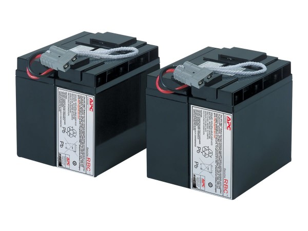 APC Replacement Battery Cartridge #55 - USV-Akku - Bleisäure - 2 Zellen - Schwarz - für P/N: SMT2200