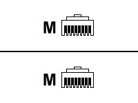 APC - Patch-Kabel - RJ-45 (M) bis RJ-45 (M) - 3 m - UTP - CAT 5