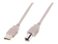 ASSMANN - USB-Kabel - USB (M) bis USB Typ B (M) - USB 2.0 - 1.8 m - geformt