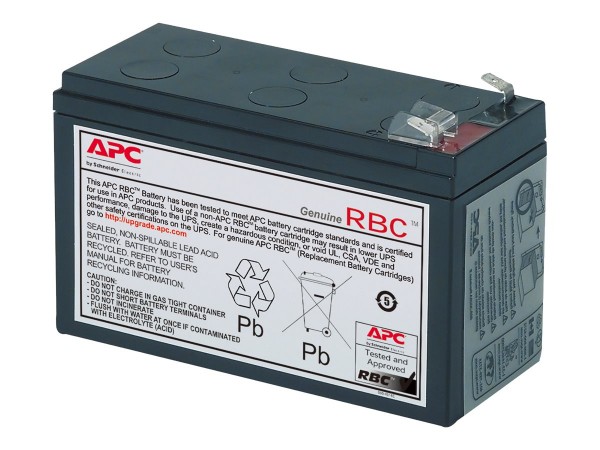 APC Replacement Battery Cartridge #17 - USV-Akku - 1 x Bleisäure 108 Ah - Schwarz - für P/N: BE700-K