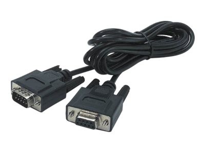 APC - Kabel seriell - DB-9 (M) bis DB-9 (W) - Schwarz - für P/N: SRV1KA-TW, SRV1KI-TW, SRV2KA-TW, SR