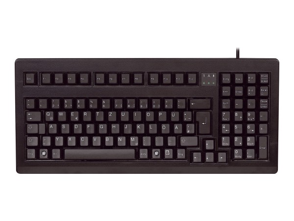 CHERRY MX1800 - Tastatur - PS/2, USB - USA - Schwarz