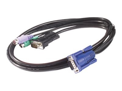 APC - Tastatur- / Video- / Maus- (KVM-) Kabel - HD-15 (VGA) (M) bis PS/2, HD-15 (VGA) (M) - 1.83 m -