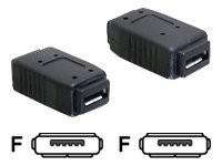 DeLOCK - Gender Changer USB - Mikro-USB Typ AB (W) bis Mikro-USB Typ AB (W)