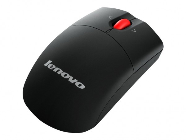 Lenovo - Maus - Laser - kabellos - 2.4 GHz - kabelloser Empfänger (USB)