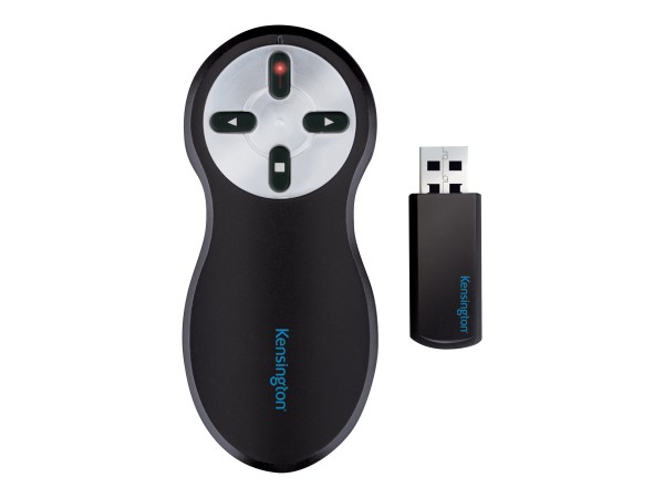 Kensington Si600 Wireless Presenter with Laser Pointer - Präsentations-Fernsteuerung - 4 Tasten - HF