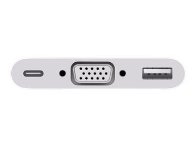 Apple USB-C VGA Multiport Adapter - VGA-Adapter - USB-C (M) bis HD-15 (VGA), USB Typ A, USB-C (W) -
