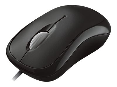 Microsoft Basic Optical Mouse for Business - Maus - rechts- und linkshändig - optisch - 3 Tasten - k