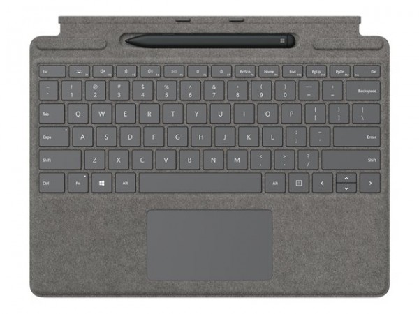 Microsoft Surface Pro X Signature Keyboard with Slim Pen Bundle Platin (26B-00065) Neuwertig