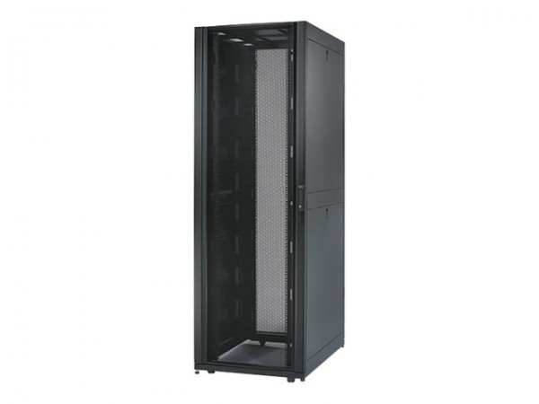 APC NetShelter SX Enclosure with Sides - Schrank - Schwarz - 48U - 48.3 cm (19") - für P/N: SUA1000R
