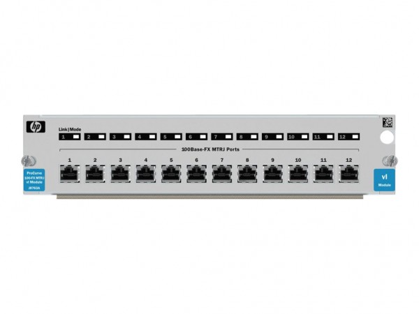 HPE Switch vl 12-Port 100FX MTRJ Module - Erweiterungsmodul - 10/100 Ethernet x 12 - für HPE 4202-72