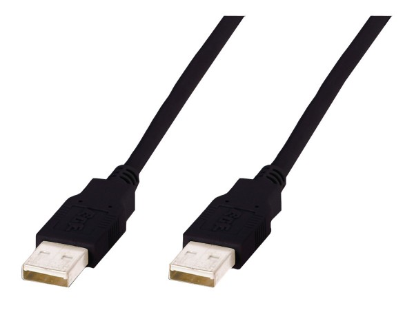 ASSMANN - USB-Kabel - USB (M) bis USB (M) - USB 2.0 - 1.8 m - geformt