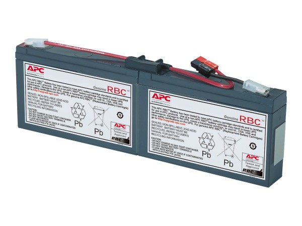 APC Replacement Battery Cartridge #18 - USV-Akku - 1 x Bleisäure - Schwarz - für P/N: AP1250RM, PS45