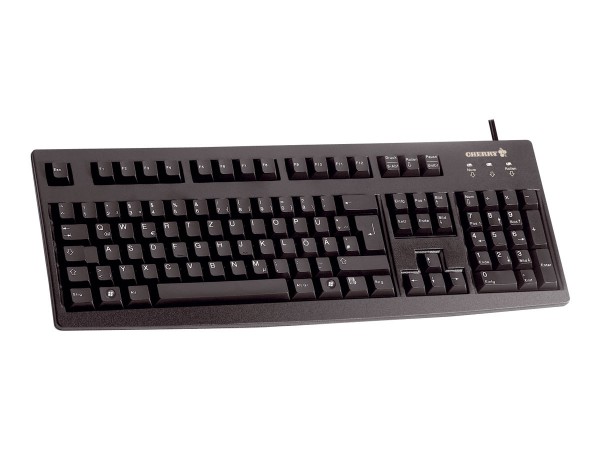 CHERRY G83-6105 - Tastatur - USB - Deutsch - Schwarz