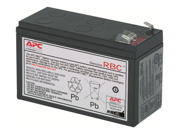 APC Replacement Battery Cartridge #2 - USV-Akku - 1 x Bleisäure - Schwarz - für P/N: AP250, BK350EIX