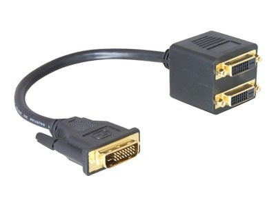 DeLOCK - DVI-Adapter - DVI-D (M) bis DVI-D (W) - 20 cm