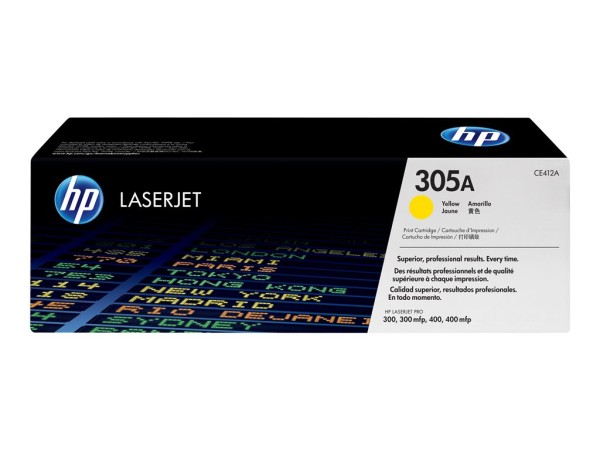 HP 305A Tonerpatrone Gelb original LaserJet (CE412A) Neu&OVP