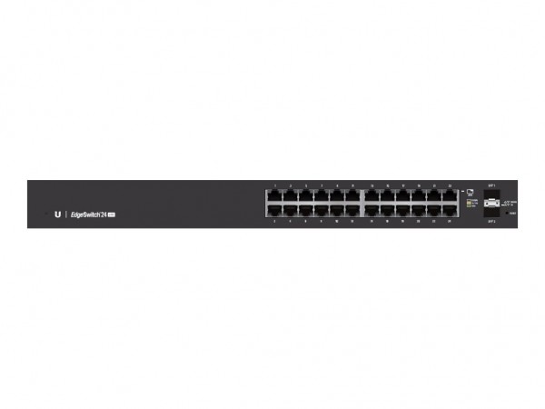 Ubiquiti EdgeSwitch ES-24-LITE - Switch - L3 - managed - 24 x 10/100/1000 + 2 x Gigabit SFP - an Rac