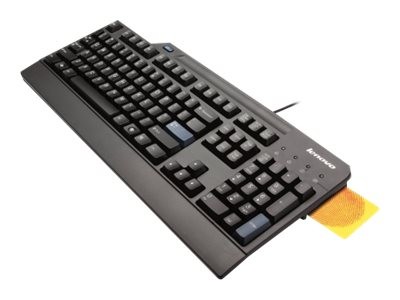 Lenovo Smartcard - Tastatur - USB - Deutsch - Schwarz - für IdeaPad 3 17IIL05; S145-15; ThinkCentre