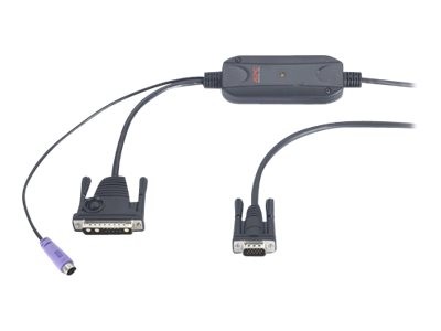 APC - Tastatur- / Video- / Maus- (KVM-) Kabel - Mini-DIN 8-polig, 13W3 (M) bis HD-15 (VGA) (M) - 1.8