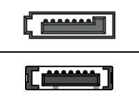 Fujitsu - SATA-Blende, intern/extern - eSATA (M) bis SATA (W) - für ESPRIMO D538, D556, D738, D756,