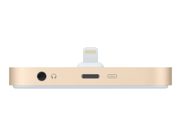 Apple iPhone Lightning Dock - Docking Station für Handy, Digital Player, Tablet - Gold - für iPhone