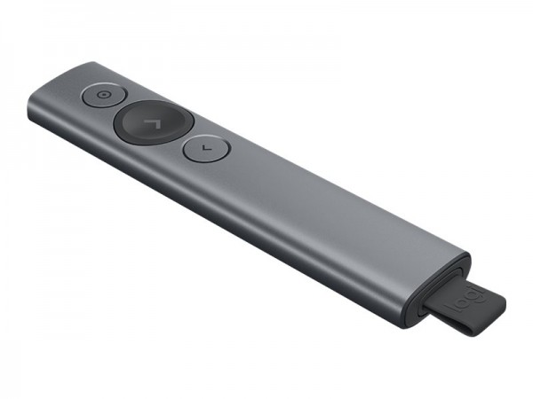 Logitech Spotlight - Präsentations-Fernsteuerung - 3 Tasten - Slate