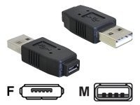 DeLOCK - USB-Adapter - USB (M) bis Mikro-USB Typ AB (W)